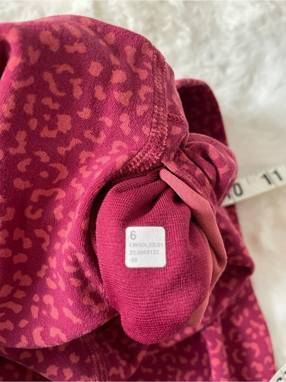 lululemon athletica High-Rise Magenta Leopard Print Leggings